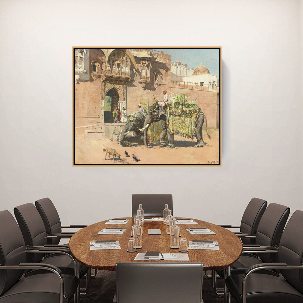 The Elephants Of The Rajah - FLOATING FRAME