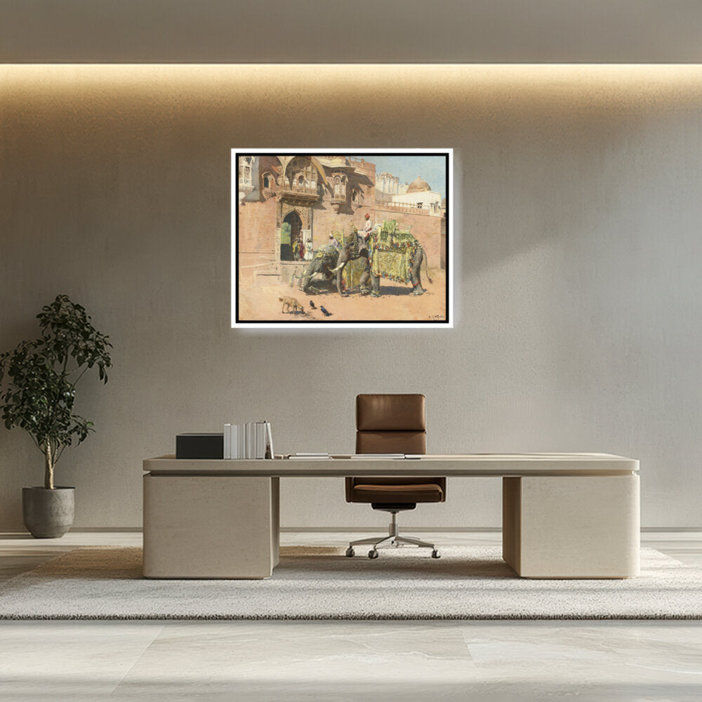The Elephants Of The Rajah - FLOATING FRAME