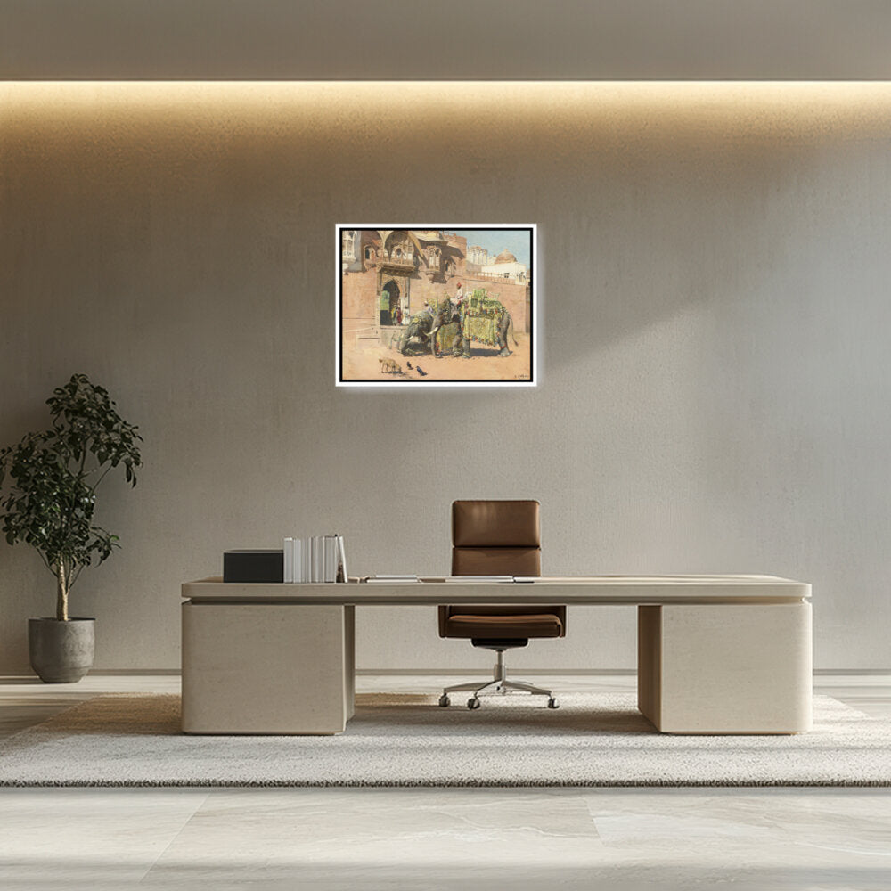The Elephants Of The Rajah - FLOATING FRAME