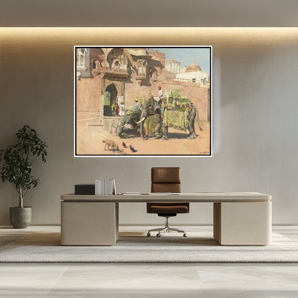 The Elephants Of The Rajah - FLOATING FRAME