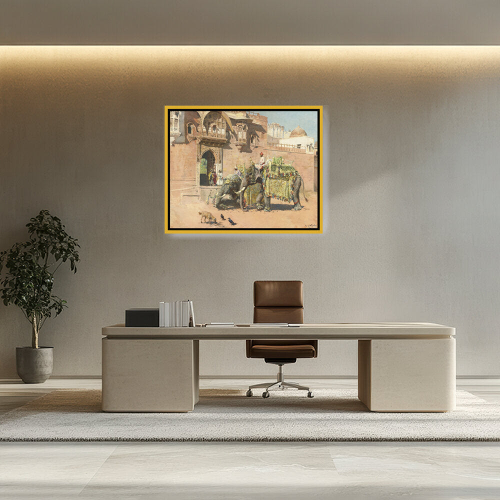 The Elephants Of The Rajah - FLOATING FRAME