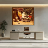 Picasoul - Artist - An Indian Gharry - Framed Canvas