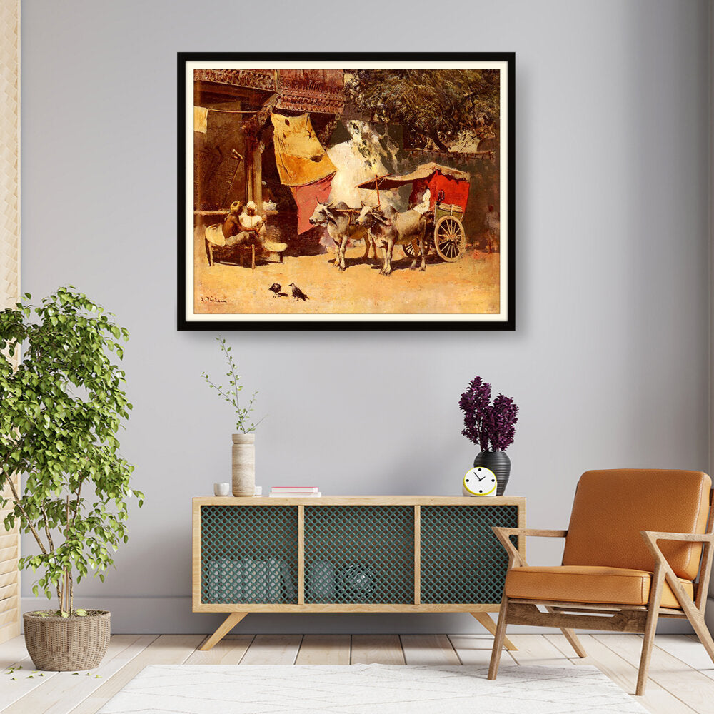 An Indian Gharry - WALL MOUNT FRAME