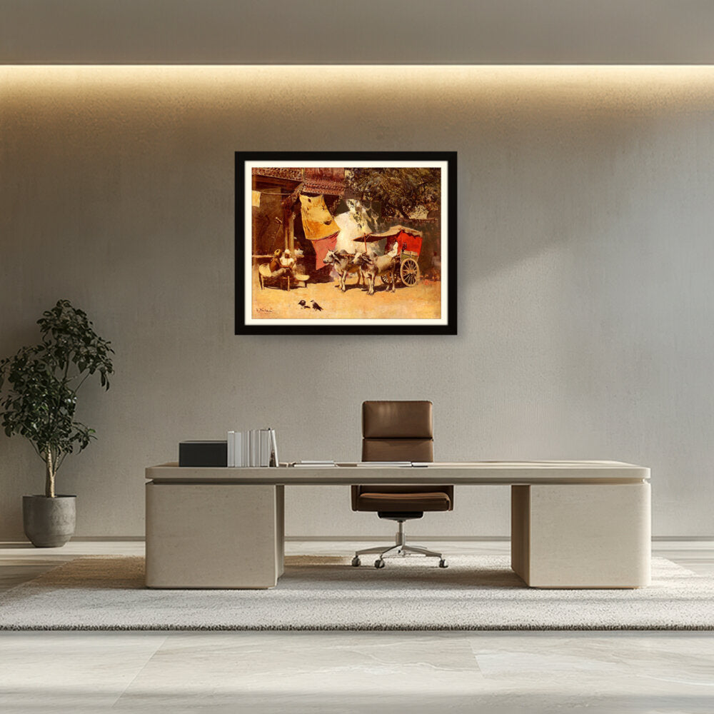 An Indian Gharry - WALL MOUNT FRAME