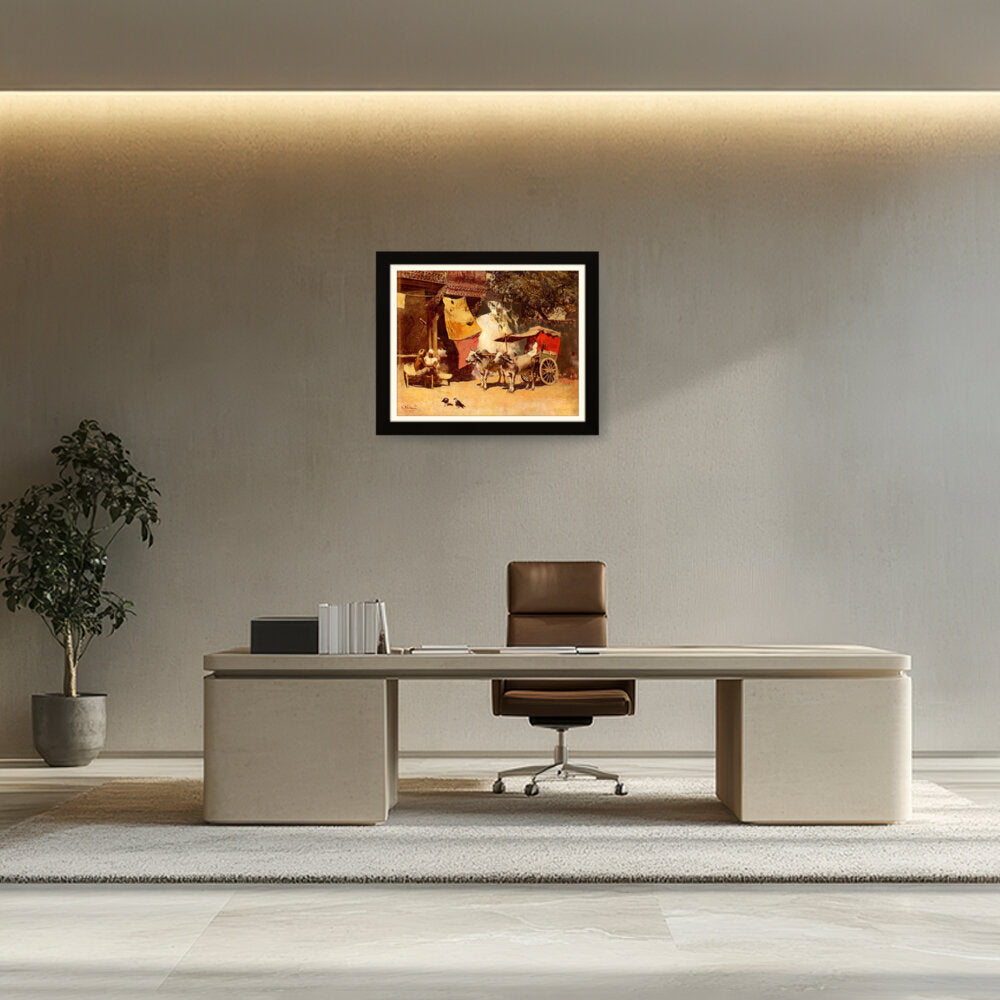 An Indian Gharry - WALL MOUNT FRAME