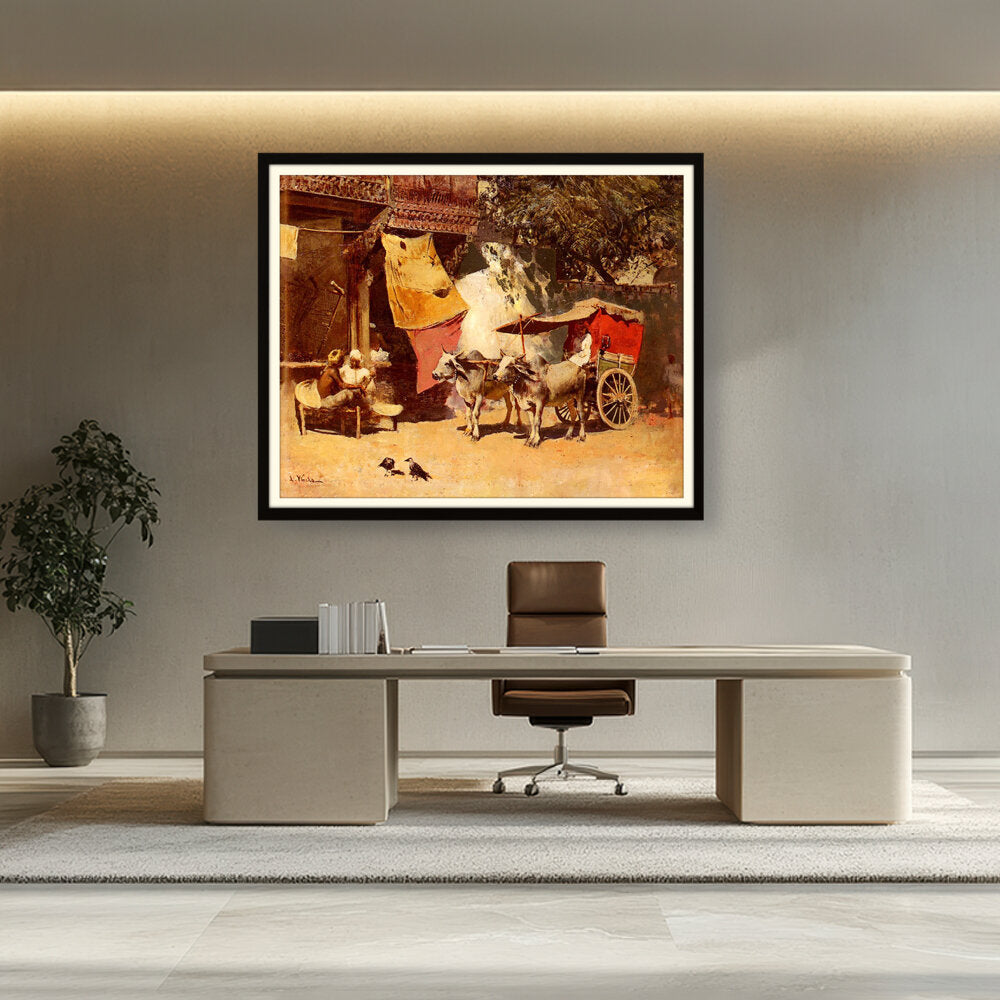 An Indian Gharry - WALL MOUNT FRAME