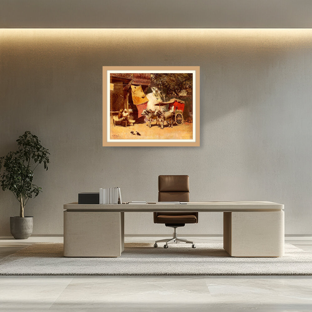 An Indian Gharry - WALL MOUNT FRAME