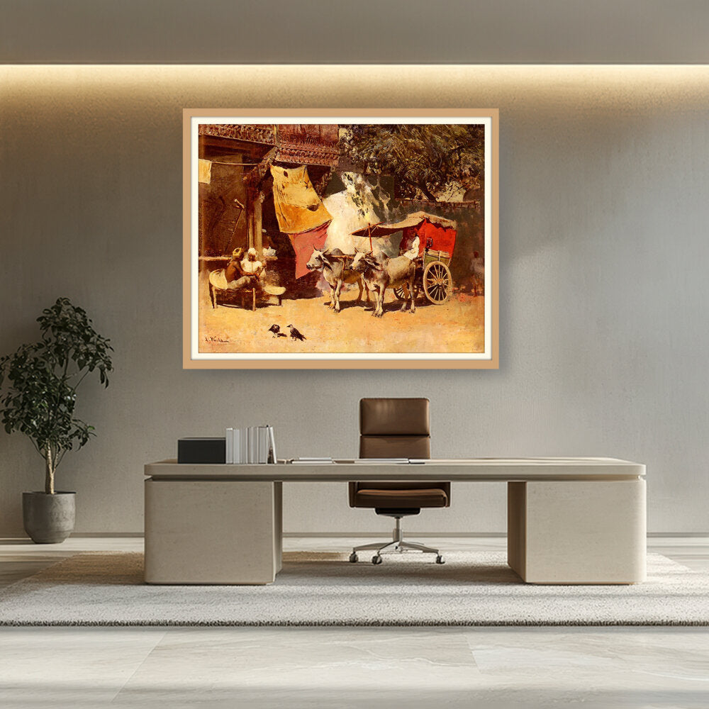 An Indian Gharry - WALL MOUNT FRAME
