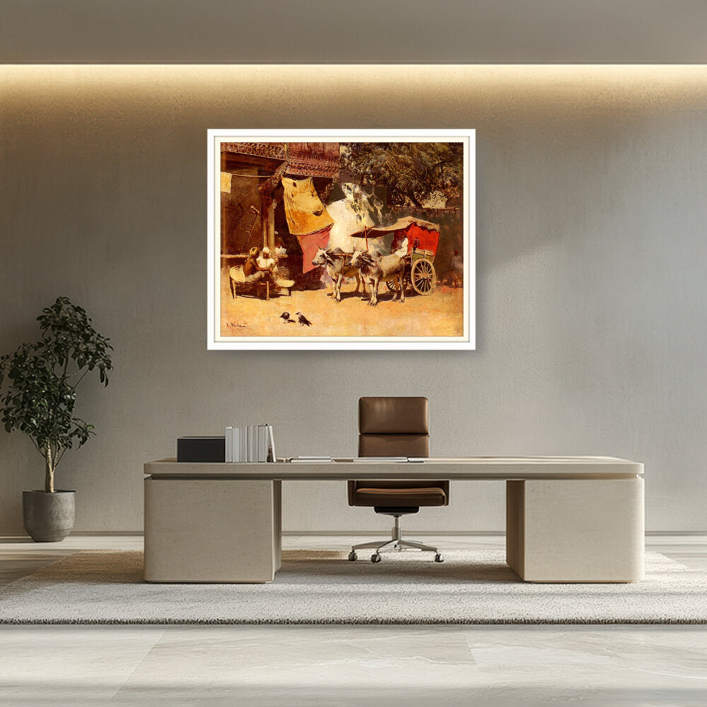 An Indian Gharry - WALL MOUNT FRAME