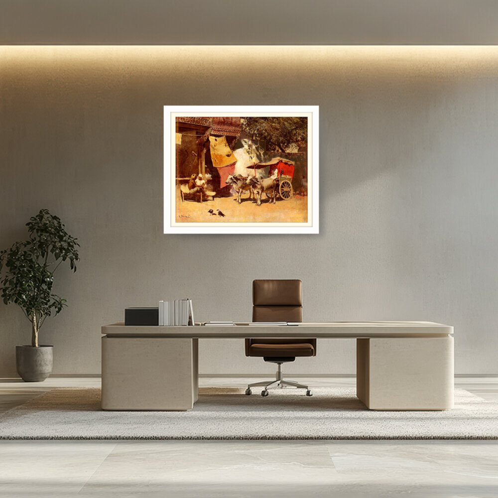 An Indian Gharry - WALL MOUNT FRAME