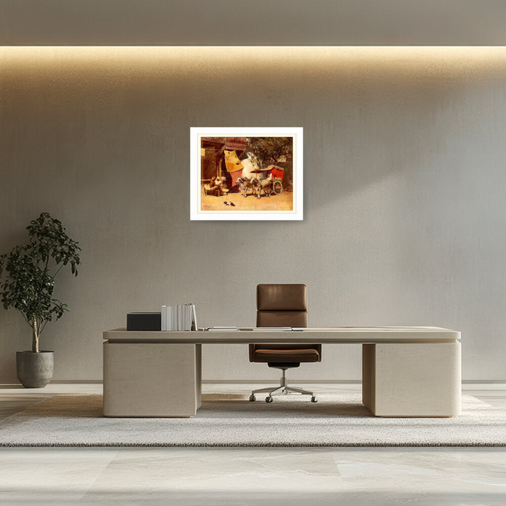 An Indian Gharry - WALL MOUNT FRAME
