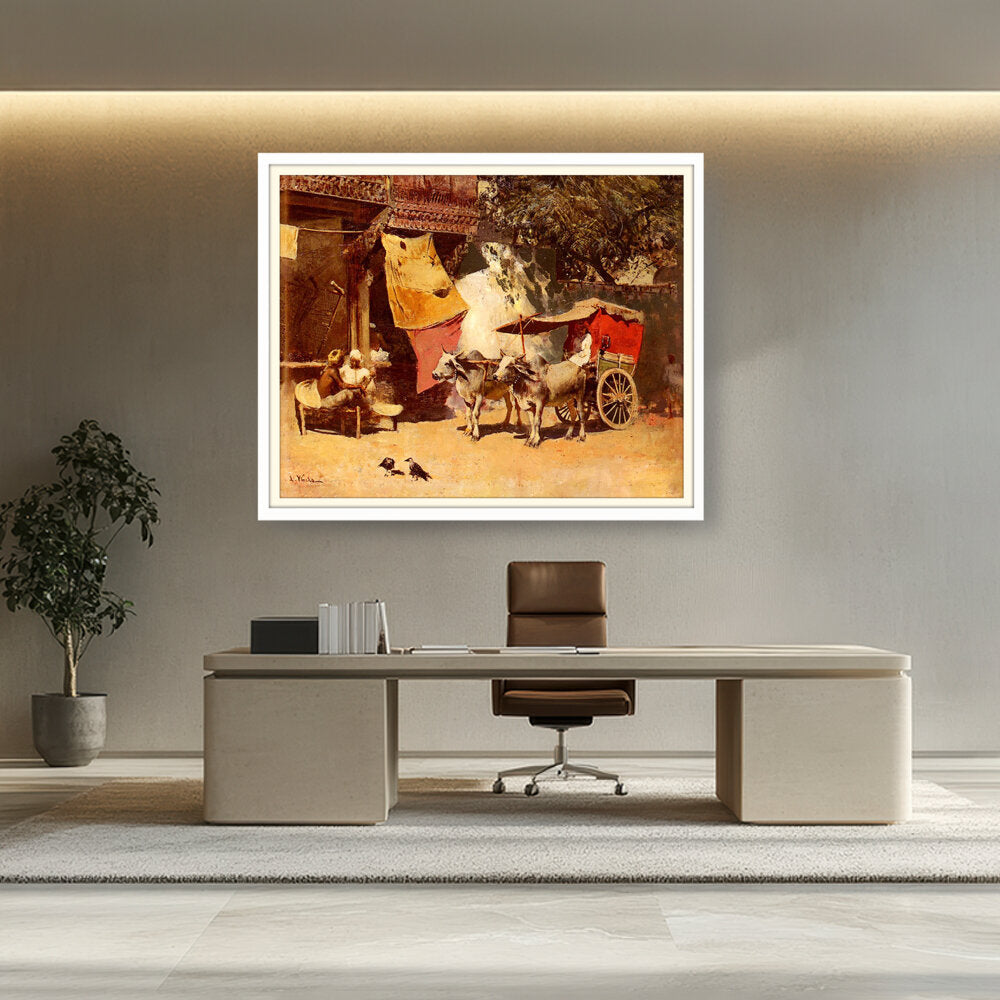 An Indian Gharry - WALL MOUNT FRAME