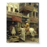 Street Scene In India - Acrylic Wall Photo