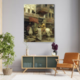 Street Scene In India - Acrylic Wall Photo