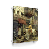 Street Scene In India - Acrylic Wall Photo