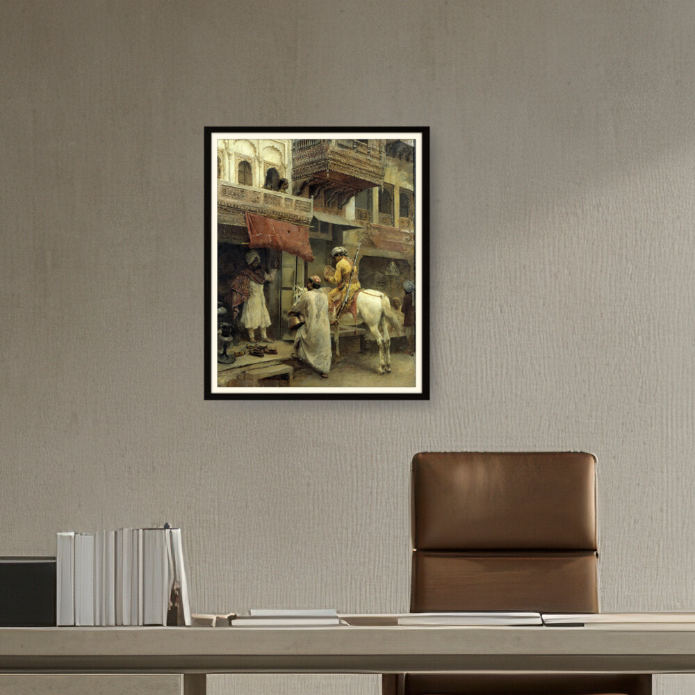 Street Scene In India - WALL MOUNT FRAME