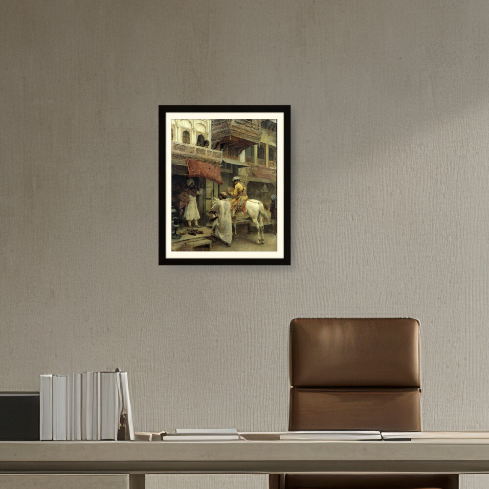 Street Scene In India - WALL MOUNT FRAME