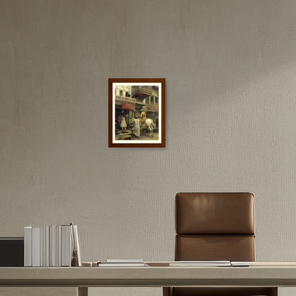 Street Scene In India - WALL MOUNT FRAME