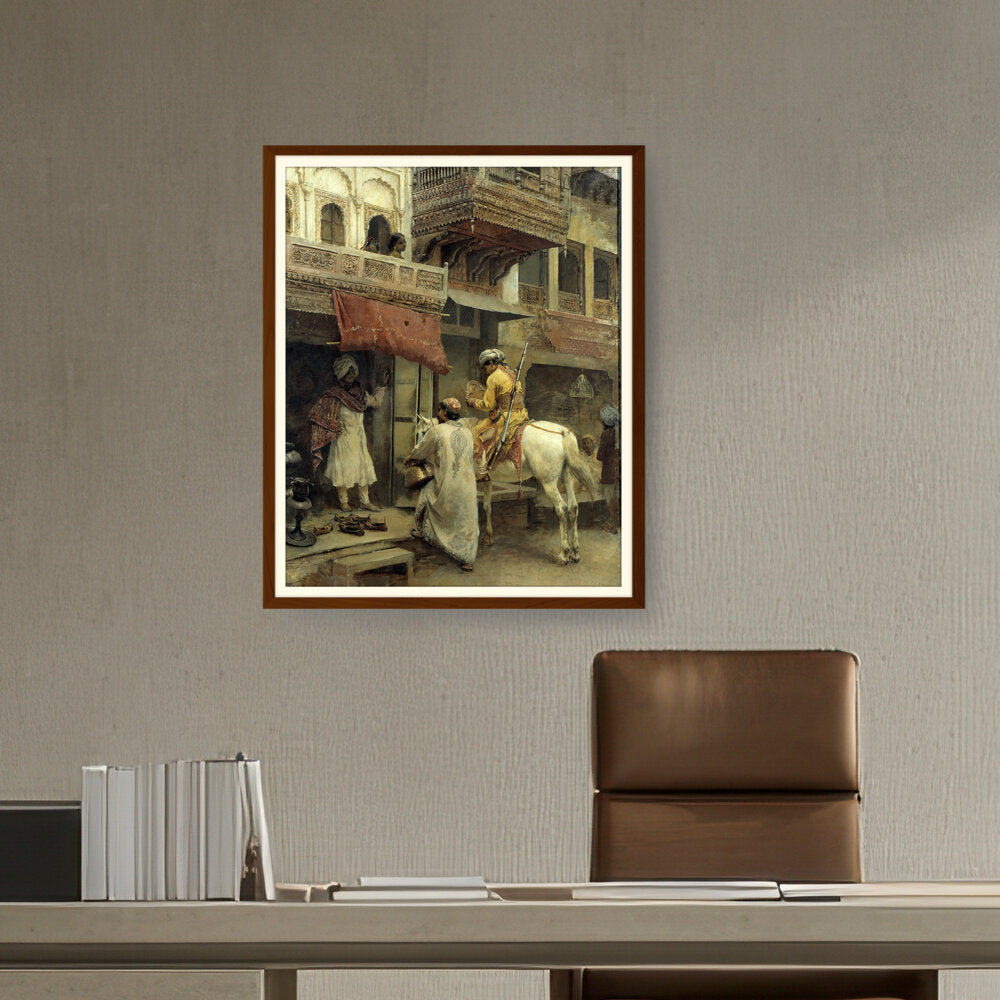 Street Scene In India - WALL MOUNT FRAME