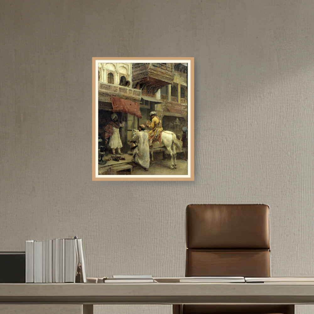 Street Scene In India - WALL MOUNT FRAME