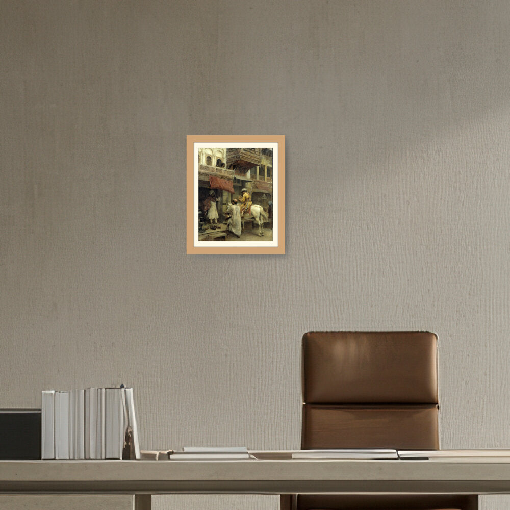 Street Scene In India - WALL MOUNT FRAME