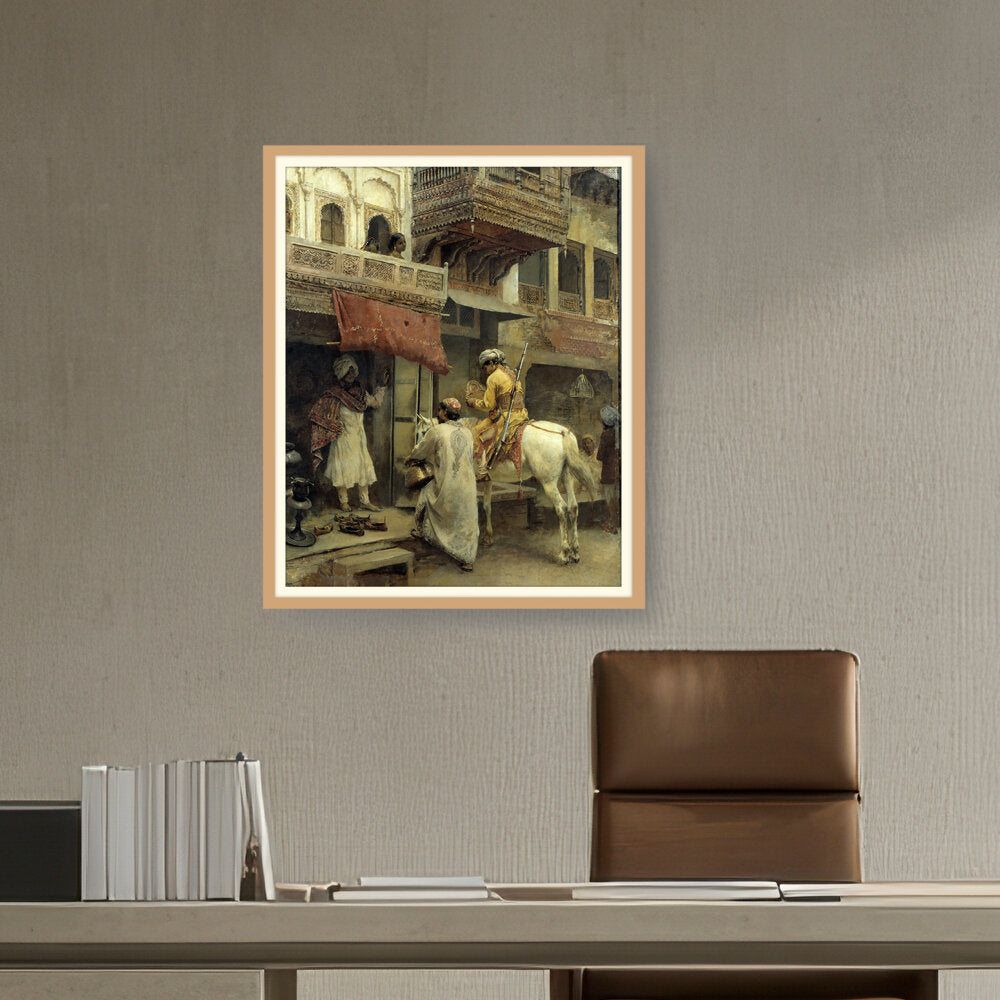 Street Scene In India - WALL MOUNT FRAME