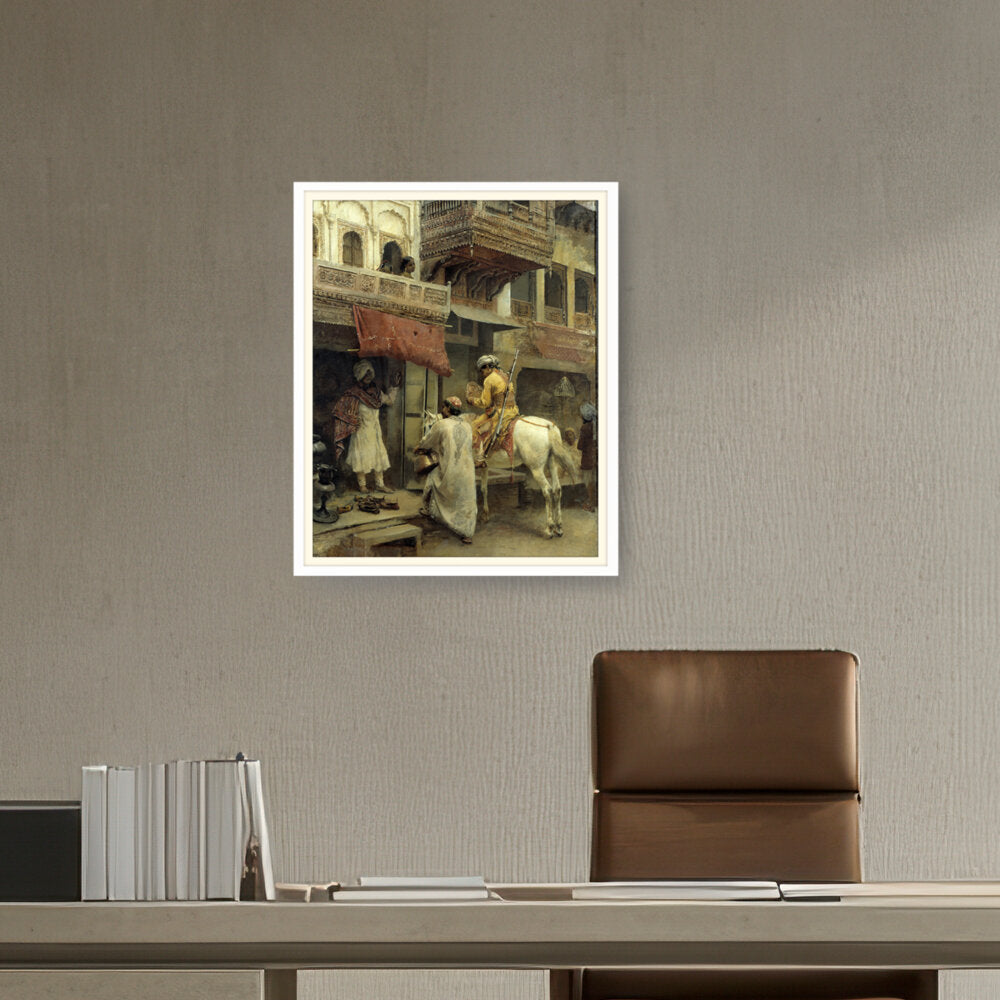 Street Scene In India - WALL MOUNT FRAME