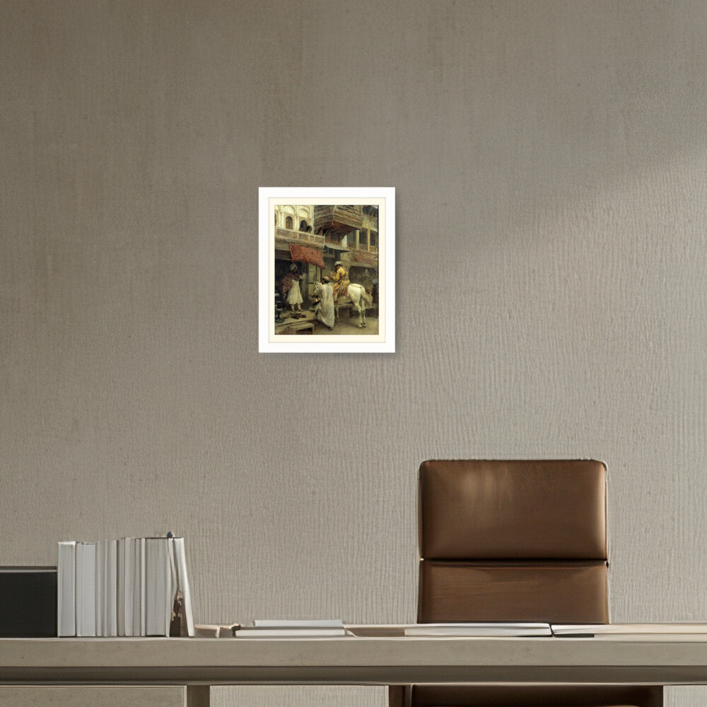 Street Scene In India - WALL MOUNT FRAME