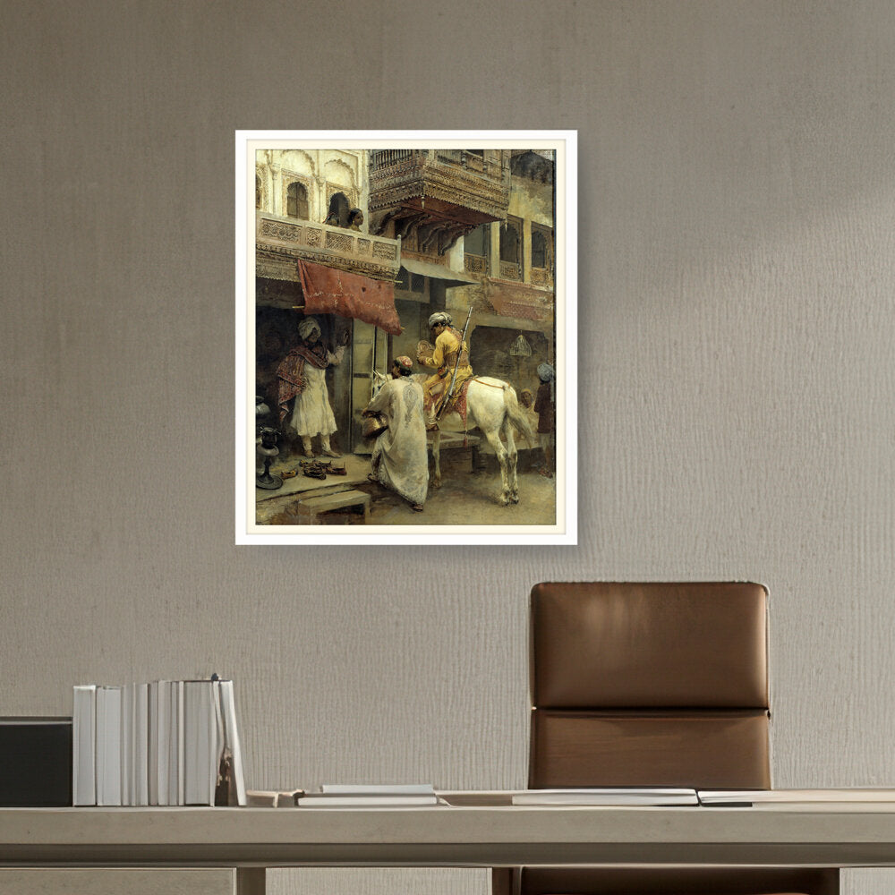 Street Scene In India - WALL MOUNT FRAME