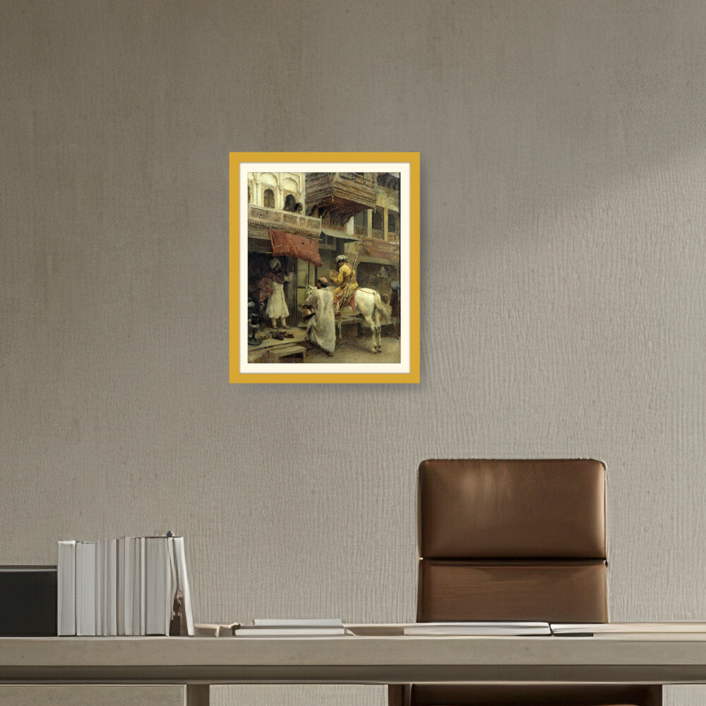 Street Scene In India - WALL MOUNT FRAME