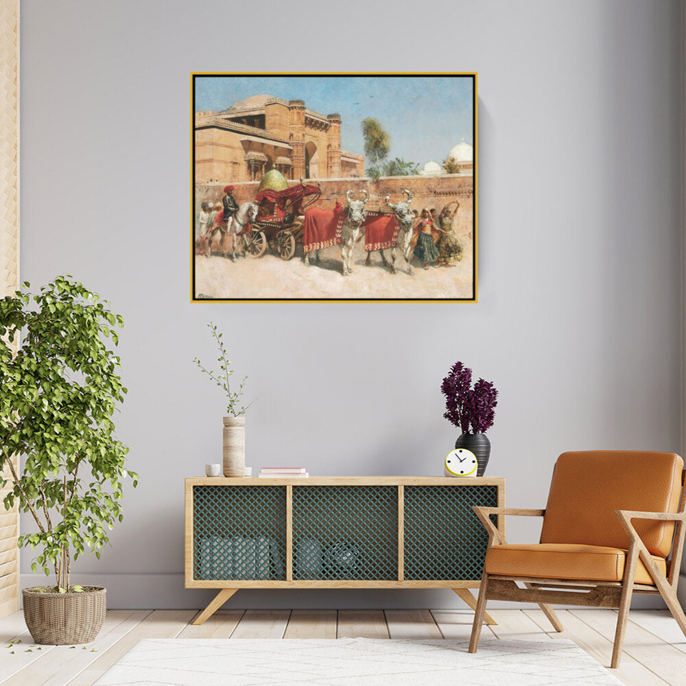 A Wedding Procession - FLOATING FRAME