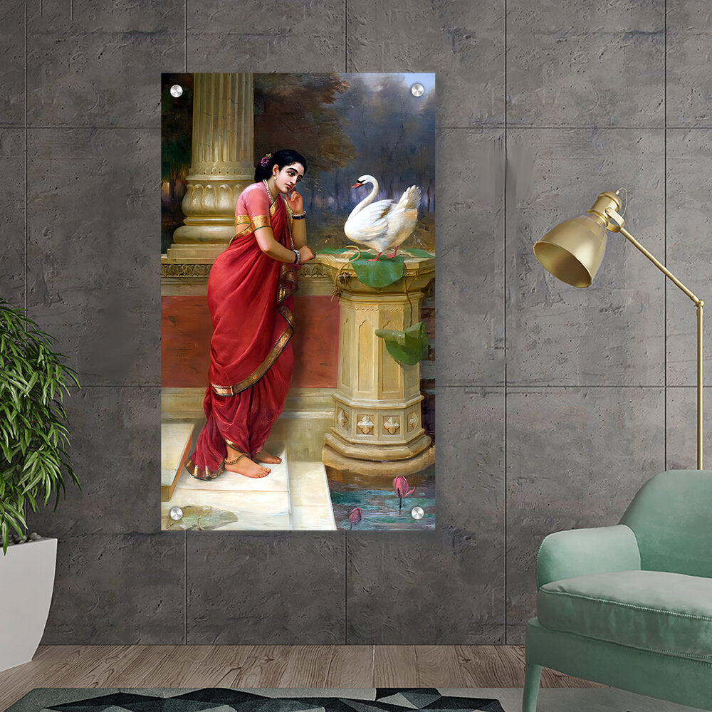 Hamsa Damayanti - Acrylic Wall Photo