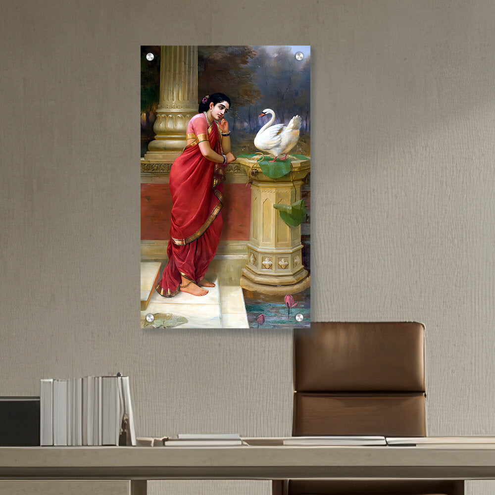Hamsa Damayanti - Acrylic Wall Photo