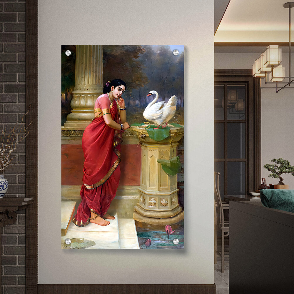 Hamsa Damayanti - Acrylic Wall Photo