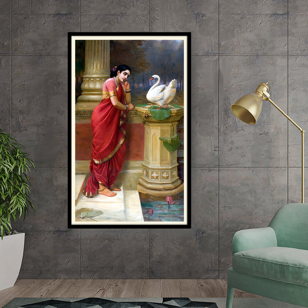 Hamsa Damayanti - WALL MOUNT FRAME