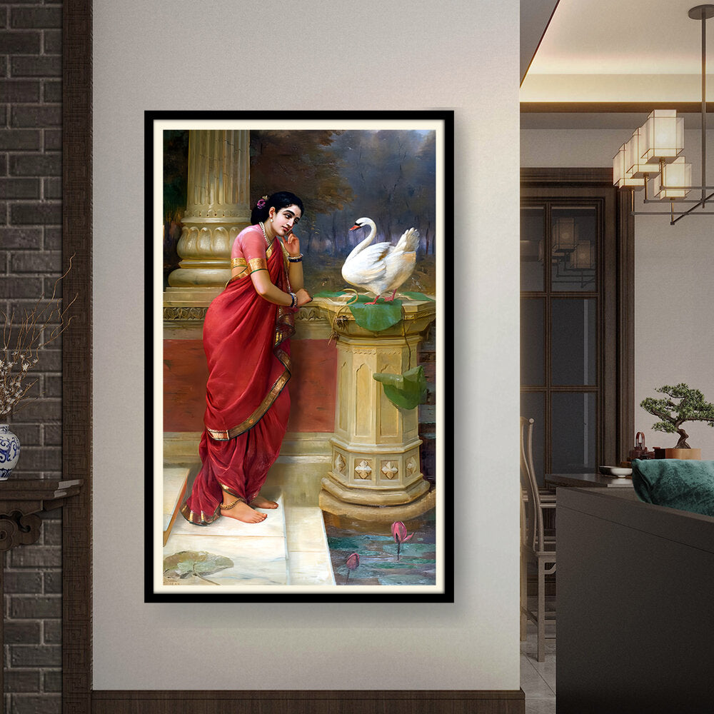 Hamsa Damayanti - WALL MOUNT FRAME