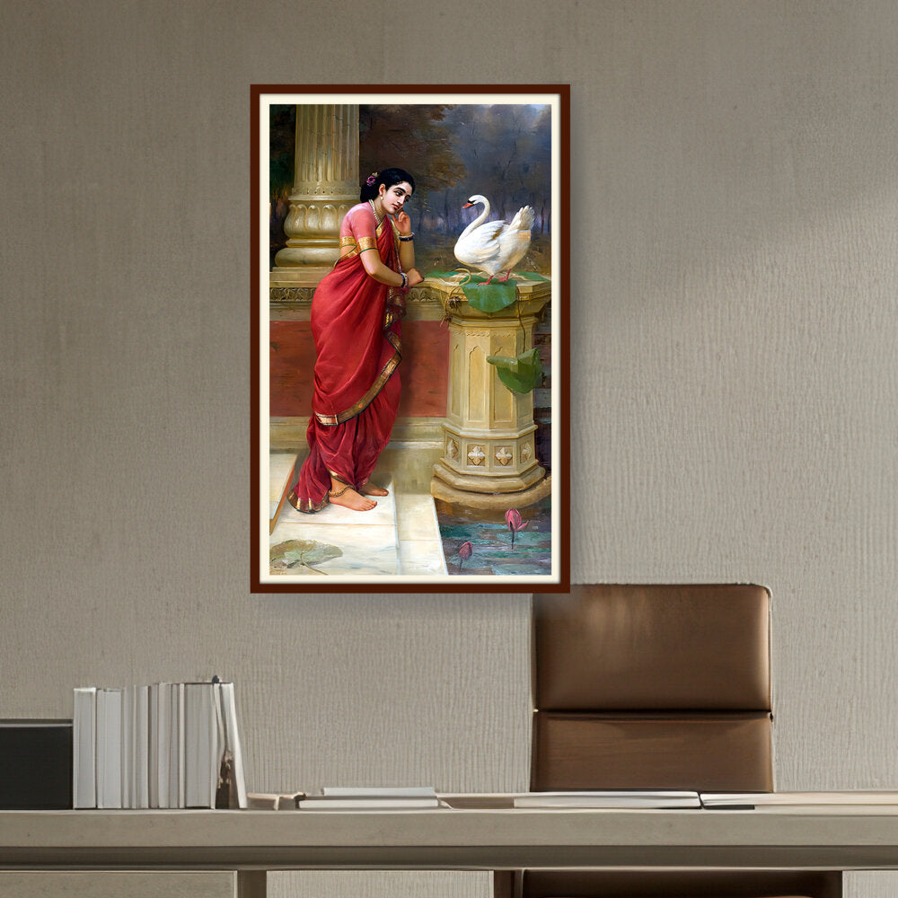 Hamsa Damayanti - WALL MOUNT FRAME