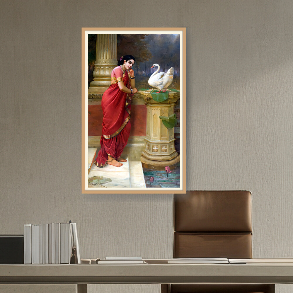 Hamsa Damayanti - WALL MOUNT FRAME