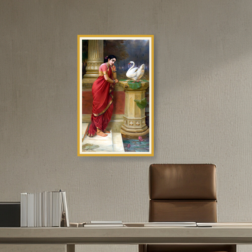 Hamsa Damayanti - WALL MOUNT FRAME