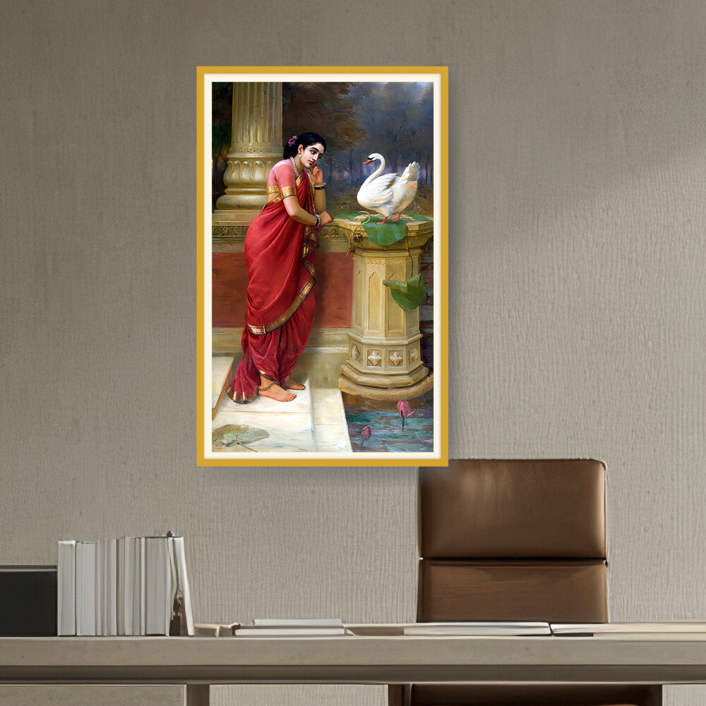 Hamsa Damayanti - WALL MOUNT FRAME