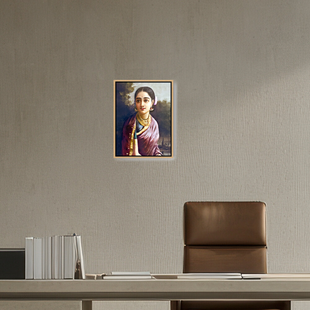 Radha In The Moonlight - FLOATING FRAME