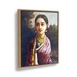 Radha In The Moonlight - FLOATING FRAME