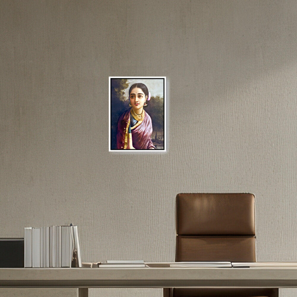 Radha In The Moonlight - FLOATING FRAME