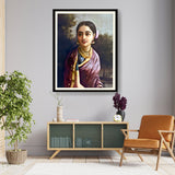 Radha In The Moonlight - WALL MOUNT FRAME