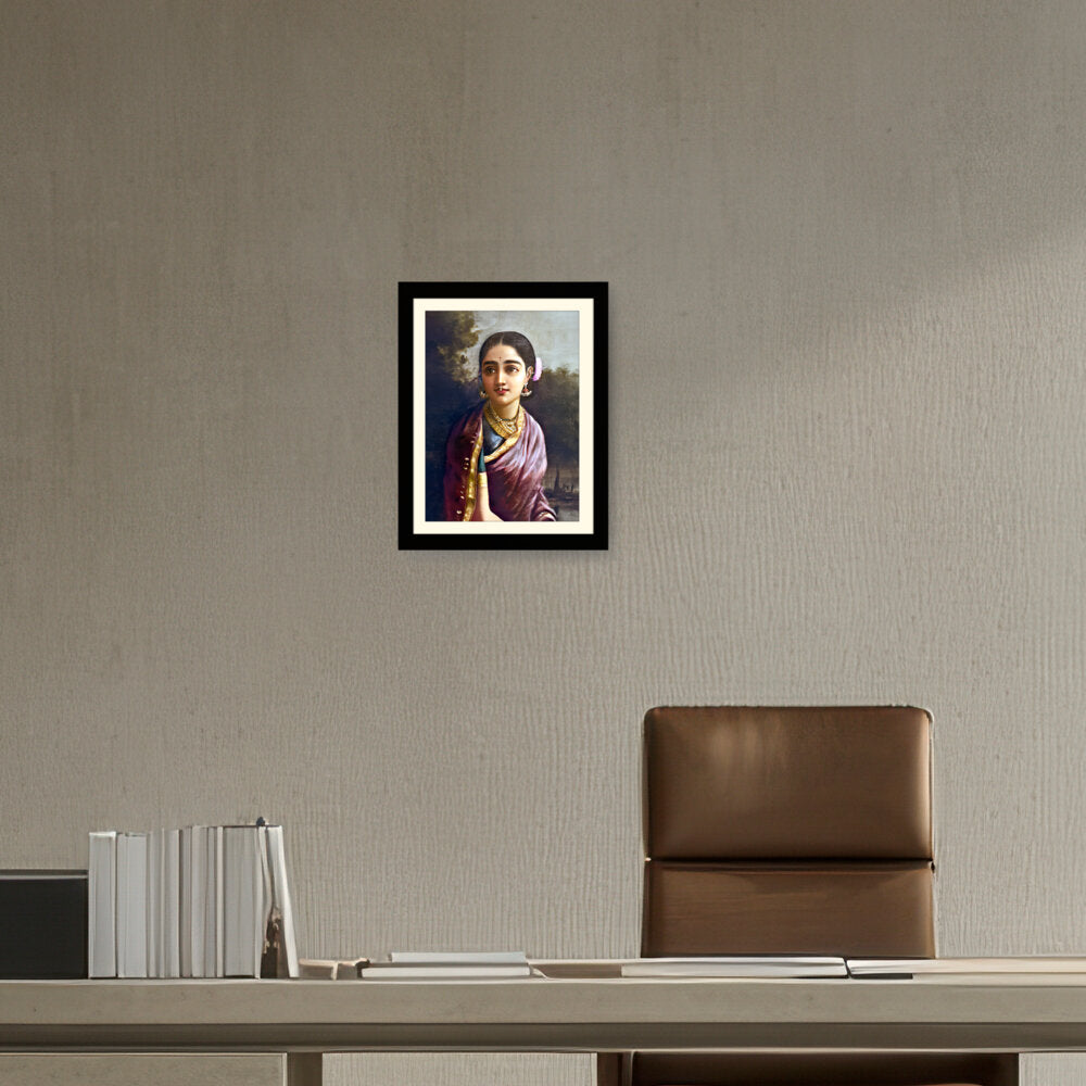 Radha In The Moonlight - WALL MOUNT FRAME