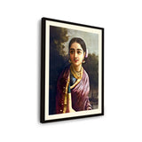 Radha In The Moonlight - WALL MOUNT FRAME