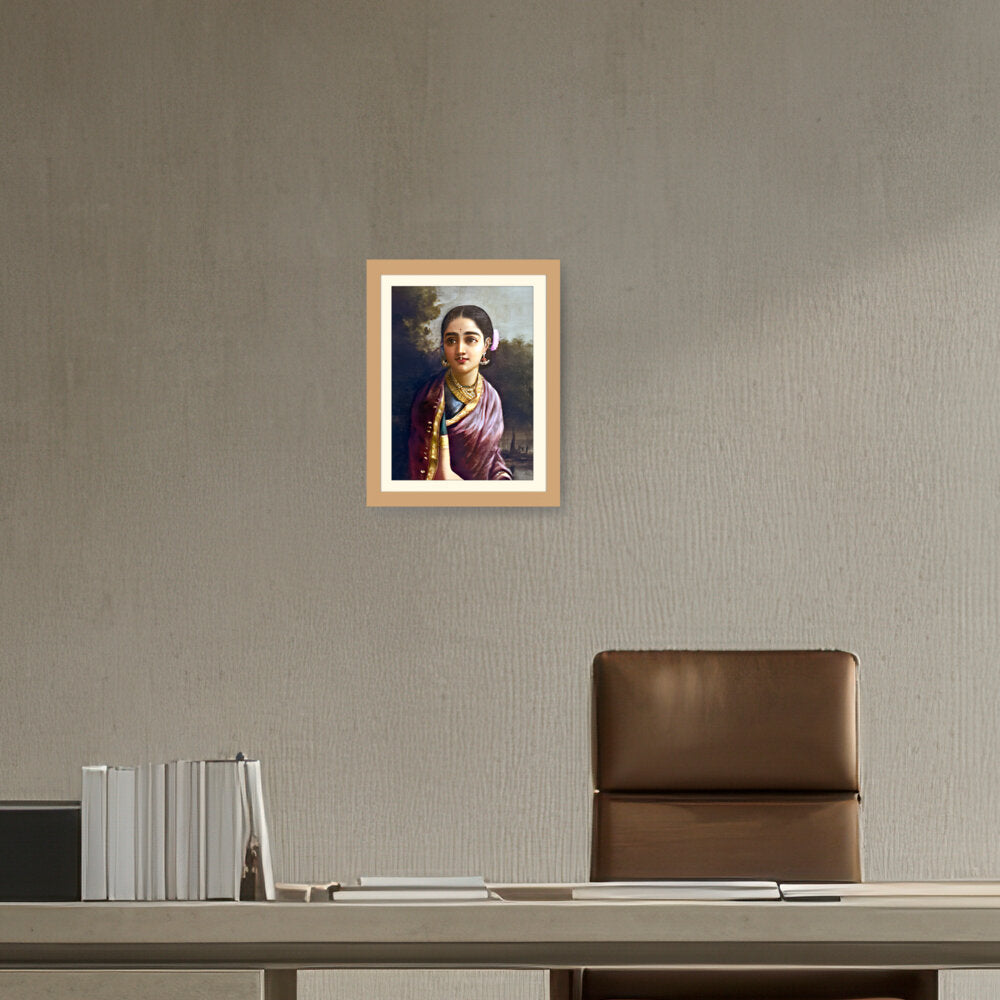 Radha In The Moonlight - WALL MOUNT FRAME