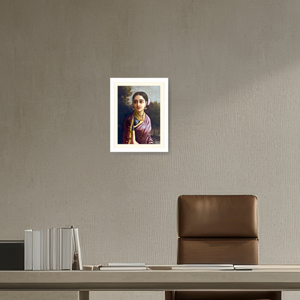 Radha In The Moonlight - WALL MOUNT FRAME