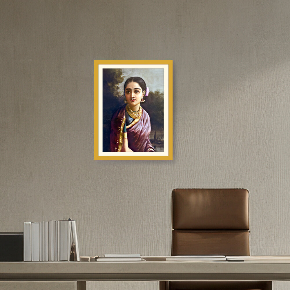 Radha In The Moonlight - WALL MOUNT FRAME