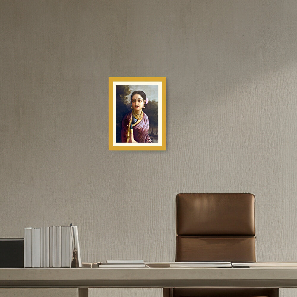 Radha In The Moonlight - WALL MOUNT FRAME